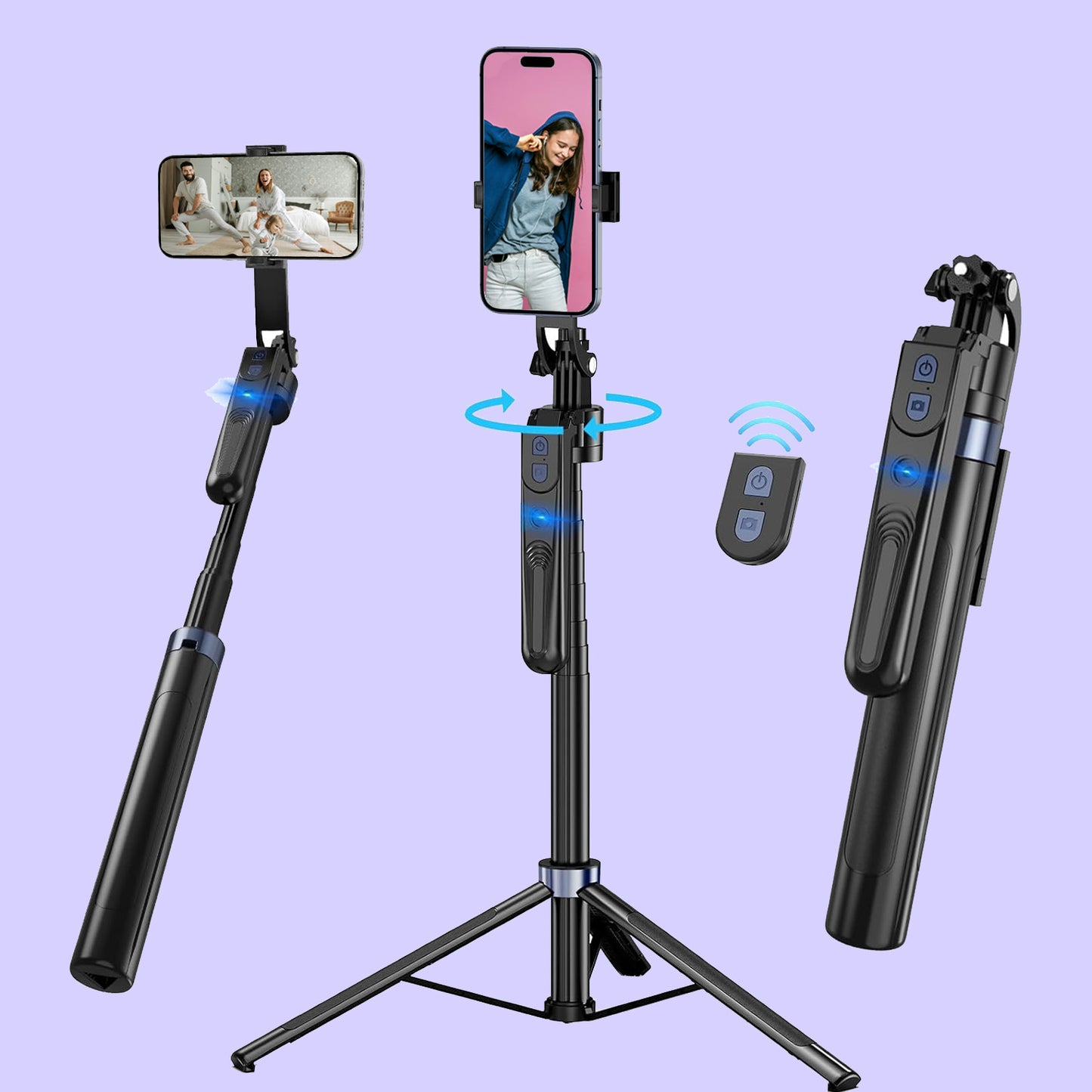 Bigdepp™AI Face Tracking Phone Holder Tripod